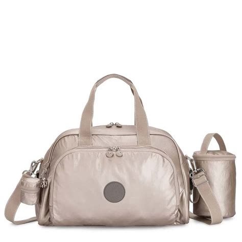 Bolsa Maternidade Kipling Camama Metalizado .